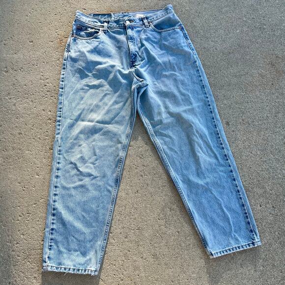 Vintage 90s Levi's Loose Fit 560 Women's Denim Jeans 14 Light Wash Cotton - Picture 1 of 7
